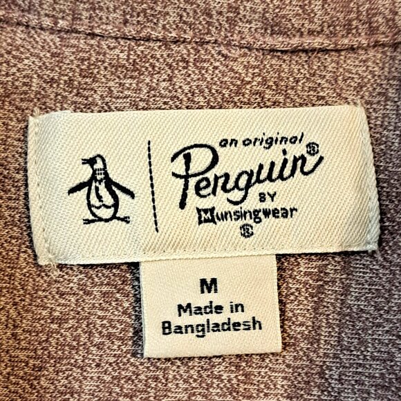 Original Penguin Men's Mauve Button Down Shirt - Picture 6 of 8